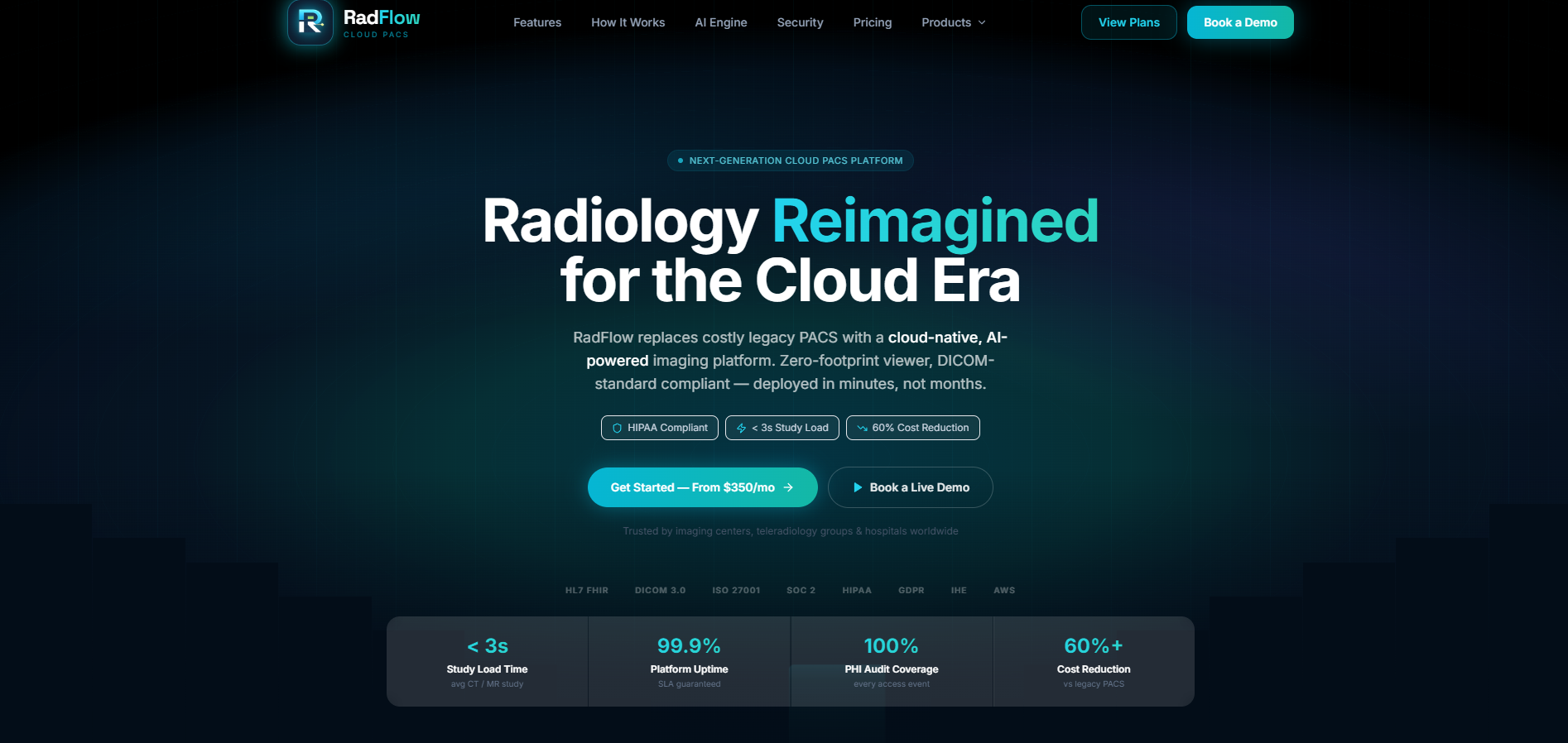 RadFlow — Cloud PACS Platform